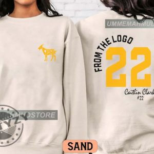 Caitlin Clark Shirt From The Logo 22 Caitlin Clark Tshirt Caitlin Clark Fan Sweatshirt American Clark 22 Basketball Hoodie You Break It You Own It Shirt giftyzy 4