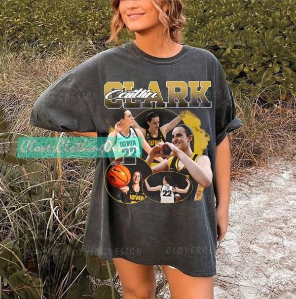 Vintage Caitlinclark Shirt From The Logo 22 Tshirt Caitlin Fan Sweatshirt Caitlinclark Hoodie 22 Basketball Gift giftyzy 1