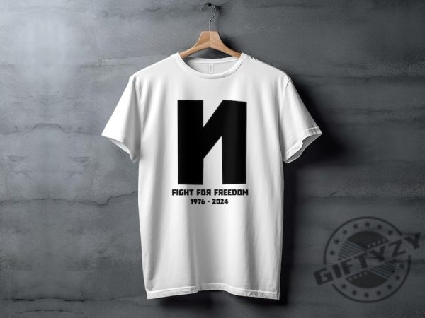 Navalny Shirt Fight For Freedom 19762024 Sweatshirt Bold Statement Graphic Tshirt Activist Unisex Apparel Political Support Shirt giftyzy 1