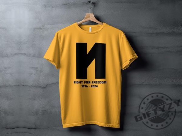 Navalny Shirt Fight For Freedom 19762024 Sweatshirt Bold Statement Graphic Tshirt Activist Unisex Apparel Political Support Shirt giftyzy 4