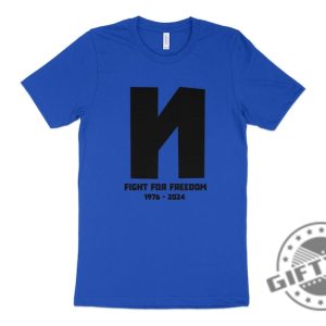 Navalny Shirt Fight For Freedom 19762024 Sweatshirt Bold Statement Graphic Tshirt Activist Unisex Apparel Political Support Shirt giftyzy 5