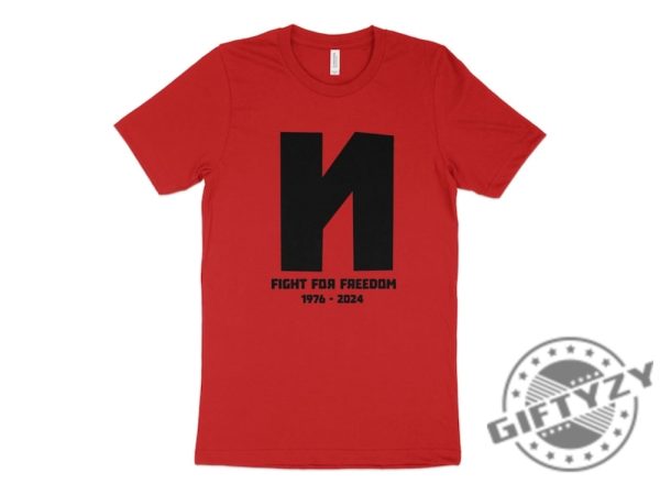 Navalny Shirt Fight For Freedom 19762024 Sweatshirt Bold Statement Graphic Tshirt Activist Unisex Apparel Political Support Shirt giftyzy 6