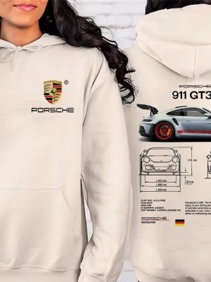 Porsche 911 Gt3 Rs Aesthetic Shirt Porsche 911 Gt3 Rs 2 Side Shirt Porsche Sweatshirt Hoodie Unique revetee 2