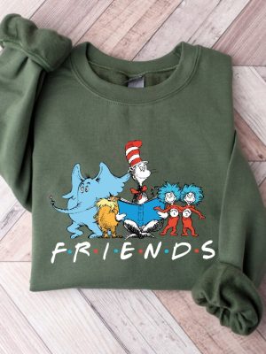 Friends Shirt Dr Friends Cat In The Hat Sweatshirt Teacher Dr Day Shirt Reading Day Dr. Day Sweatshirt Read Across America Shirt Unique revetee 2