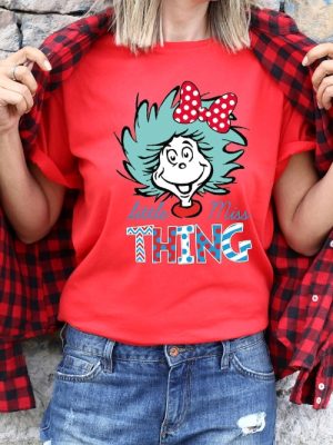 Miss Thing Girl Shirt Little Miss Thing Shirt Seuss Day Student Shirt Funny Shirt For Toddlers Reading Lovers Shirt National Read Across Unique revetee 2