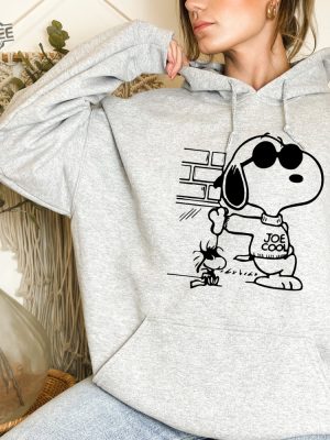 Snoopy Joe Cool Sweatshirt Gift Shirt For Beagle Lover Snoopy Sunglasses Beagle Mom Tshirt Snoopy St Patricks Day Shirt Unique revetee 5