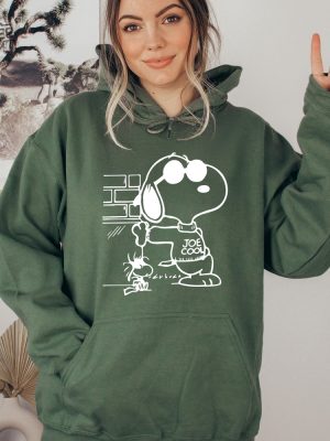 Snoopy Joe Cool Sweatshirt Gift Shirt For Beagle Lover Snoopy Sunglasses Beagle Mom Tshirt Snoopy St Patricks Day Shirt Unique revetee 7