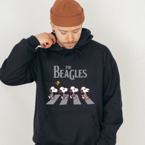 The Beagles Sweatshirt Abbey Road Inspired Shirt Fall Dogs Shirt Funny Beatles Inspired Apparel Snoopy St Patricks Day Shirt Unique revetee 4