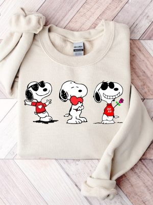 Cute Snoopy Sweatshirt Snoopy Shirt Snoopy Hoodie Snoopy Clothes Snoopy Gifts Snoopy Crewneck Snoopy St Patricks Day Shirt Unique revetee 4