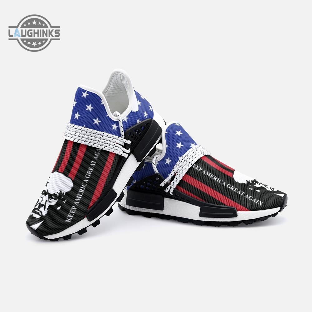 Keep America Great Again President Trump 2K Nomad Shoes Donald Trump Maga American Flag Nmh Sneakers