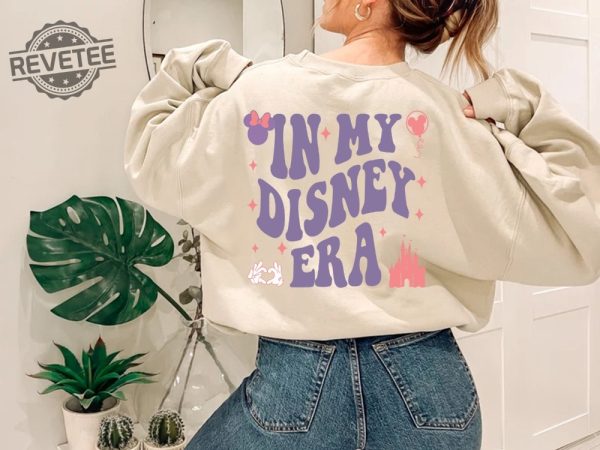 In My Disney Mom Era Sweatshirt Minnie Mouse Mom Shirt Disney Mom Shirt Disney Mama Shirt Disney Mothers Day Shirt Unique revetee 1