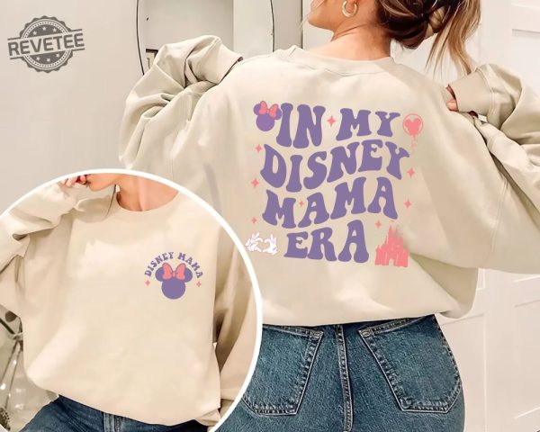 In My Disney Mom Era Sweatshirt Minnie Mouse Mom Shirt Disney Mom Shirt Disney Mama Shirt Disney Mothers Day Shirt Unique revetee 2