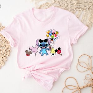 Stitch Shirt Disney Shirt Stitch Snacks Shirt Stitch Balloon Shirt Disney Snack Shirt Disneyland Shirt Disney Group Shirt Stitch Unique revetee 3