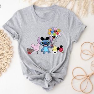 Stitch Shirt Disney Shirt Stitch Snacks Shirt Stitch Balloon Shirt Disney Snack Shirt Disneyland Shirt Disney Group Shirt Stitch Unique revetee 4