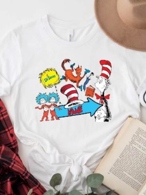 Personalized Dr. Seuss Cat In The Hat Shirt Dr. Seuss Costume Ideas Dr. Seuss Teacher Shirts Cat In The Hat Clipart Dr. Seuss T Shirts revetee 2