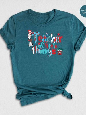 Teacher Of Little Things Dr Seuss Teacher Shirt Cat In The Hat Clipart Dr. Seuss Teacher Shirts Dr. Seuss Quotes About Reading revetee 3