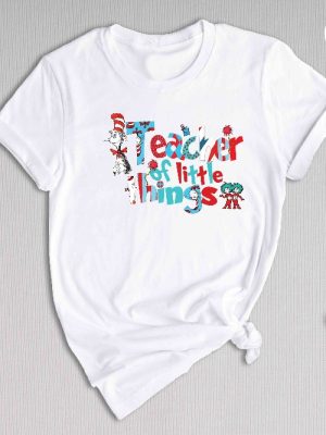 Teacher Of Little Things Dr Seuss Teacher Shirt Cat In The Hat Clipart Dr. Seuss Teacher Shirts Dr. Seuss Quotes About Reading revetee 4