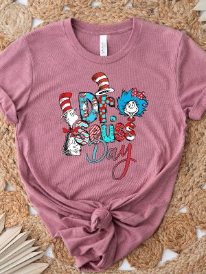 Dr. Seuss Day Shirt Colorful Dr Seuss Shirt Cat In The Hat Clipart Dr. Seuss Teacher Shirts Dr. Seuss Quotes About Reading revetee 3