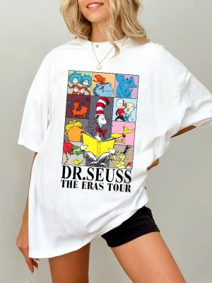 Dr Seuss Eras Tour Shirt Cat In The Hat Clipart Dr. Seuss Teacher Shirts Dr. Seuss Quotes About Reading revetee 2