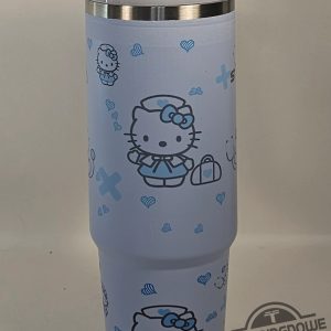 Hello Kitty Nurse Stanley Cup Tumbler 40Oz Gift For Daughter Kitty Stanley Cup trendingnowe 2