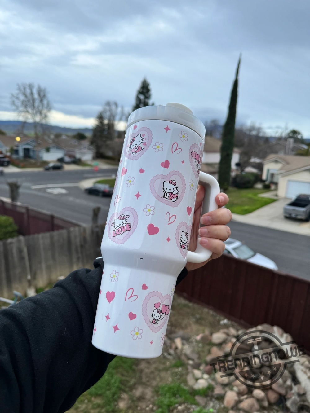 Hello Kitty Stanley Cup V2 Tumbler 40Oz Gift For Daughter Kitty Stanley Cup 9 Hello Kitty Stanley Cup V2 Tumbler 40oz Gift For Daughter Kitty Stanley Cup
