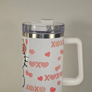 Starbucks Valentine Sanrio Stanley Cup Hello Kitty Stanley Cup Tumbler 40 Oz Gift For Daughter Kitty Stanley Cup trendingnowe 4