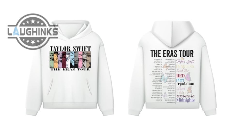 Taylor Swift Eras Tour Hoodie Uk Us Australia Swifties Era 2 Sided Tshirt Sweatshirt Mens Womens 1989 Reputation Folklore Speak Now Fearless Midnights Albums Gift