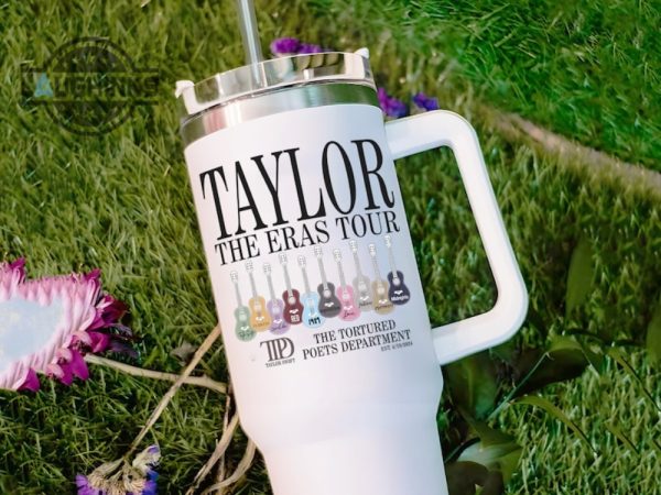 the tortured poets department songs tumbler 40 oz taylor swift stanley 40oz quencher cup dupe album track list travel cups swifties the eras tour gift laughinks 3