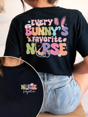 Every Bunnys Favorite Nurse Shirt Easter Nurse Shirt Easter Gift For Nurse Cute Easter Bunny Easter 2024 Unique revetee 2