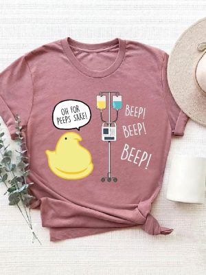 Funny Nurse Easter Shirtpeep Nursing Easter Tshirtiv Pump Women Giftmed Surg Icu Peds Picu Nurse Spring Teeeaster Nursing School Sweater Unique revetee 4