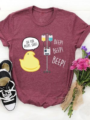 Funny Nurse Easter Shirtpeep Nursing Easter Tshirtiv Pump Women Giftmed Surg Icu Peds Picu Nurse Spring Teeeaster Nursing School Sweater Unique revetee 5