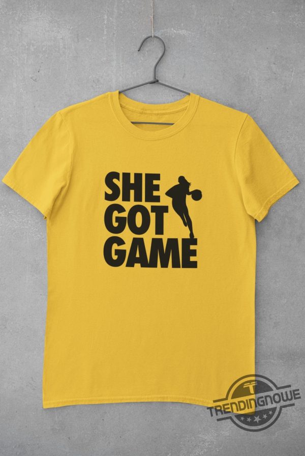 She Got Game Shirt From The Logo 22 Caitlin Clark Shirt Caitlin Clark Basketball Shirt Caitlin Clark Fan American Clark 22 Shirt trendingnowe 2