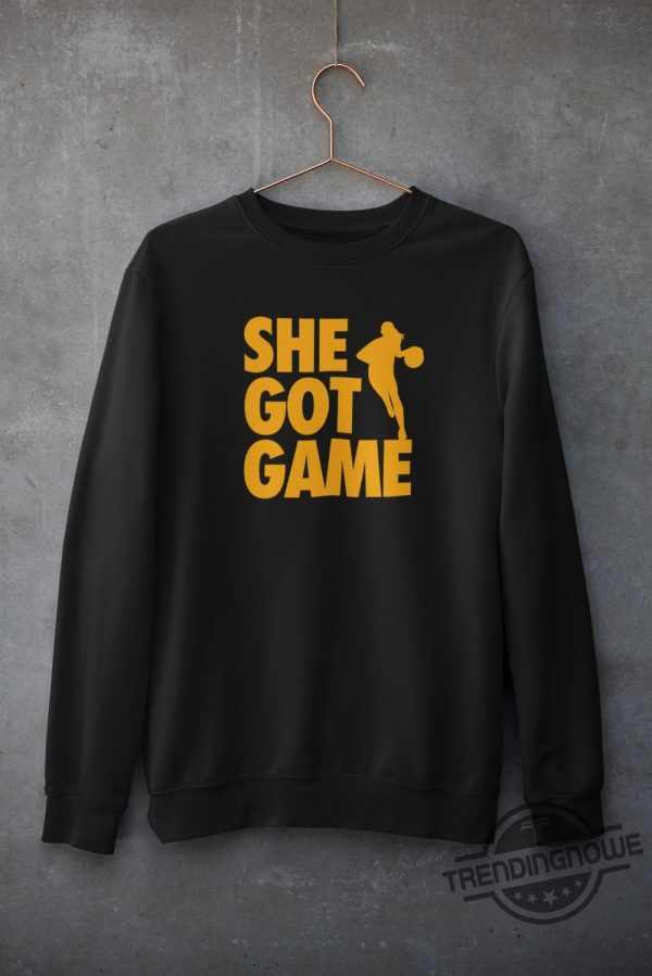 She Got Game Shirt From The Logo 22 Caitlin Clark Shirt Caitlin Clark Basketball Shirt Caitlin Clark Fan American Clark 22 Shirt trendingnowe 3