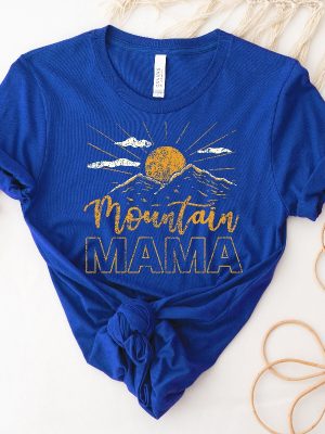 Custom Mountain Mama Shirt Camping Tee Cute 70S Mountain Mama Mountain Shirt Mountain Mom Mountain Mama Tee Unique revetee 3