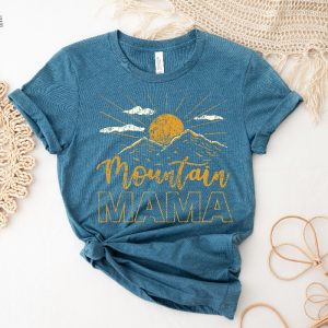 Custom Mountain Mama Shirt Camping Tee Cute 70S Mountain Mama Mountain Shirt Mountain Mom Mountain Mama Tee Unique revetee 4