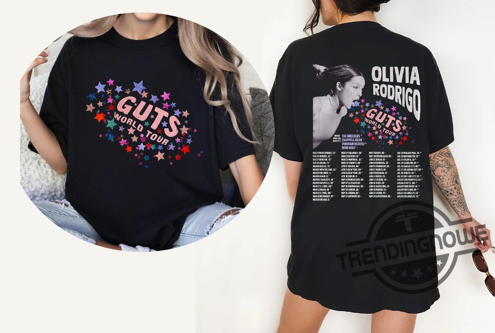 Guts Olivia World Tour Shirt Vintage Olivia Guts Tour Shirt Rodrigo World Tour Concert Shirt Sweatshirt Hoodie Gift For Him