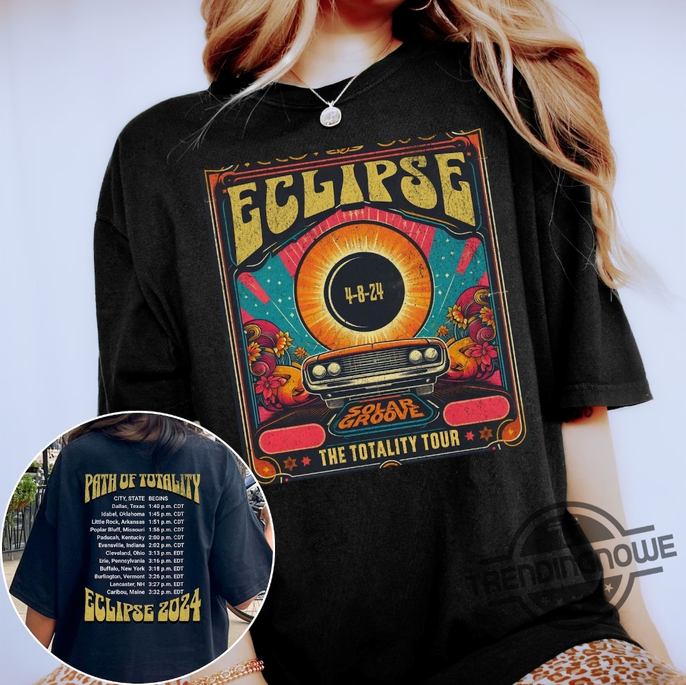 Solar Eclipse 2024 Shirt Retro Style Path Of Totality 2024 Sweatshirt Look Distressed Tee April 18 Hoodie 9 Solar Eclipse 2024 Shirt Retro Style Path Of Totality 2024 Sweatshirt Look Distressed Tee April 18 Hoodie