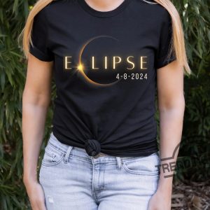 Total Solar Eclipse Twice In A Lifetime 2024 Shirt April 8 2024 Shirt Usa Map Path Of Totality Tee Spring America Eclipse Souvenir Gift trendingnowe 3