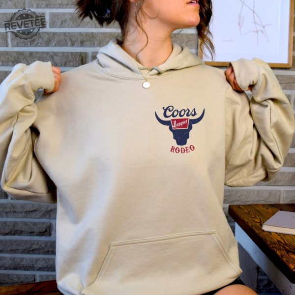 Coors Banquet Rodeo Sweatshirt Hoodie Retro Coors Cowboy Sweater The Original Coors Cowboy Hoodie Western Sweater Country Girl Hoodie revetee 6