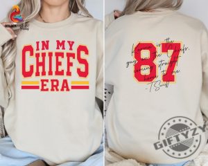 Karma 87 Shirt Karma Is The Guy On The Chiefs Tshirt In My Chiefs Era Travis Kelce Sweatshirt Travis Kelce Football Nfl Hoodie Karma Shirt giftyzy 5