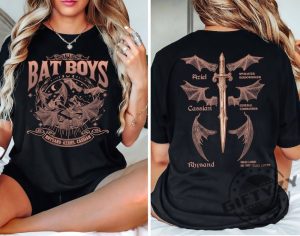 Vintage The Bat Boys Acotar Shirt The Bat Boys Tshirt The Night Court Sweatshirt Rhysand Cassian Azriel Hoodie Bookish Merch giftyzy 2