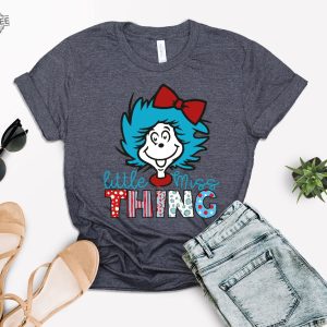 Little Miss Thing Shirt Dr. Seuss Day Shirt Dr. Seuss Design Reading Lovers Gift Shirt Dr. Seuss Tshirts Dr Seuss Dress Up Ideas For School Unique revetee 5