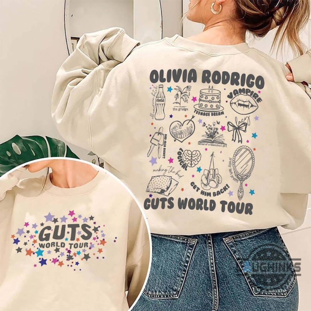 Olivia Rodrigo Guts Sweatshirt Merch Tour 2024 Shirt T-Shirt