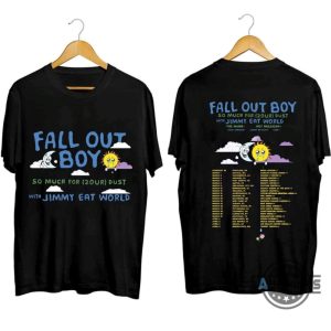 fall out boy shirt sweatshirt hoodie mens womens fall out boy band concert tour shirts so much for stardust tour 2024 tshirt with jimmy eat world fan gift laughinks 3