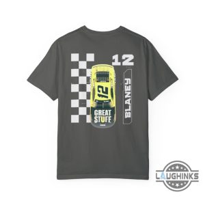 ryan blaney shirt sweatshirt hoodie mens womens 2 sided nascar shirts nascar driver ryan blaney tshirt great stufff 12 vintage nascar cup series racing tee laughinks 2