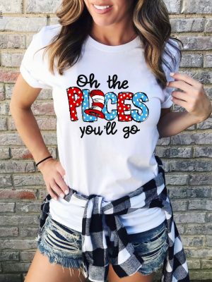 On The Places You Will Go Shirt Dr. Seuss Characters Dr. Suess Clipart Dr. Suess Images Dr. Suess Shirts Unique revetee 2