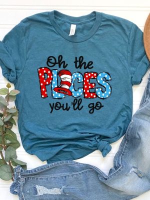 On The Places You Will Go Shirt Dr. Seuss Characters Dr. Suess Clipart Dr. Suess Images Dr. Suess Shirts Unique revetee 6