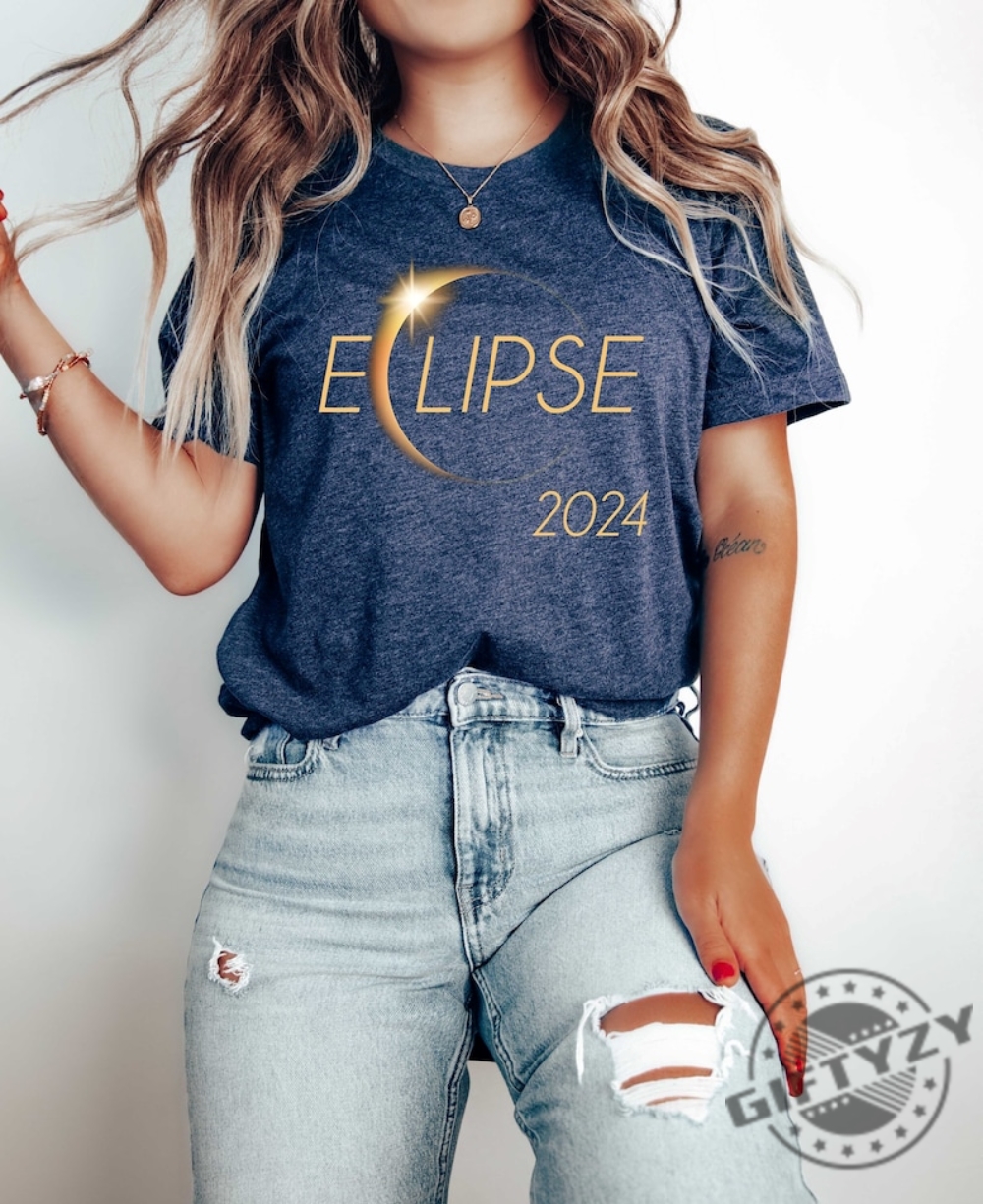 Total Solar Eclipse 2024 Shirt Astronomy Tshirt Celestial Event Hoodie Eclipse Lover Gift Eclipse Group Sweatshirt Lunar Eclipse Shirt