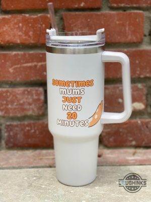 sometimes mums need 20 minutes crewcup 40oz stanley tumbler dupe 40 oz stainless steel travel cups with handle lid and straw laughinks 1 3