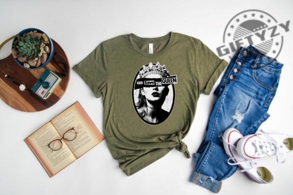 God Save The Queen Shirt Taylor Sweatshirt Taylors Version Tshirt 1989 Hoodie Folklore Evermore Reputation Shirt giftyzy 3